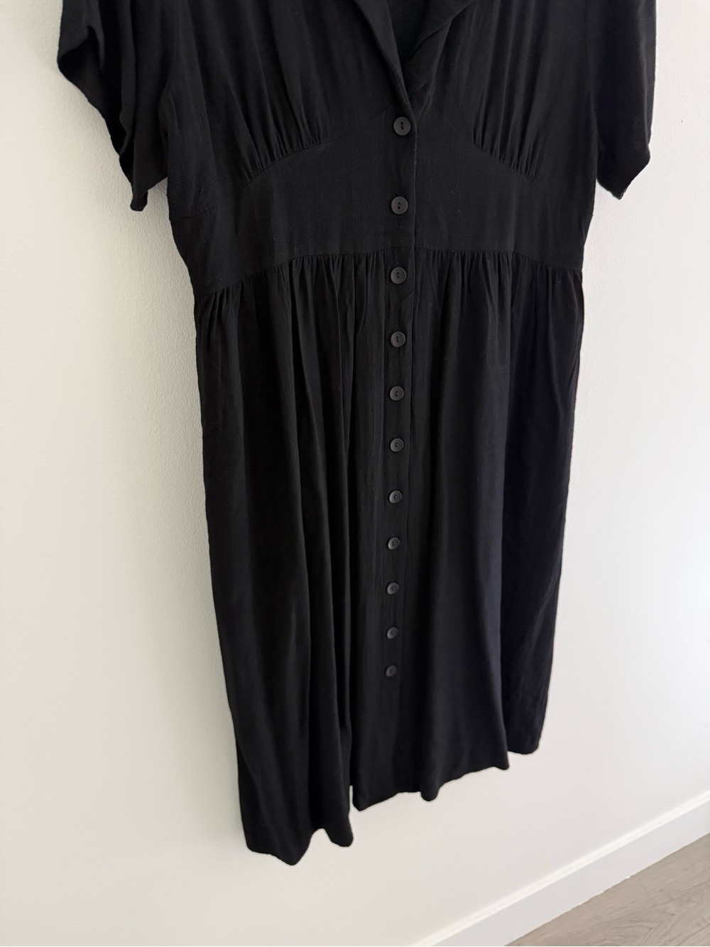 Disturbia Jasmine Embroidered Midi Shirt Dress 12 - Picture 4 of 7